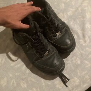 Men's Black Air Force 1s